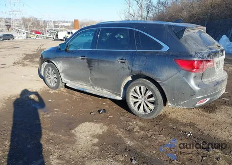 2014 Acura Mdx Technology Package z USA, uszkodzony, nr VIN 5FRYD4H41EB020268